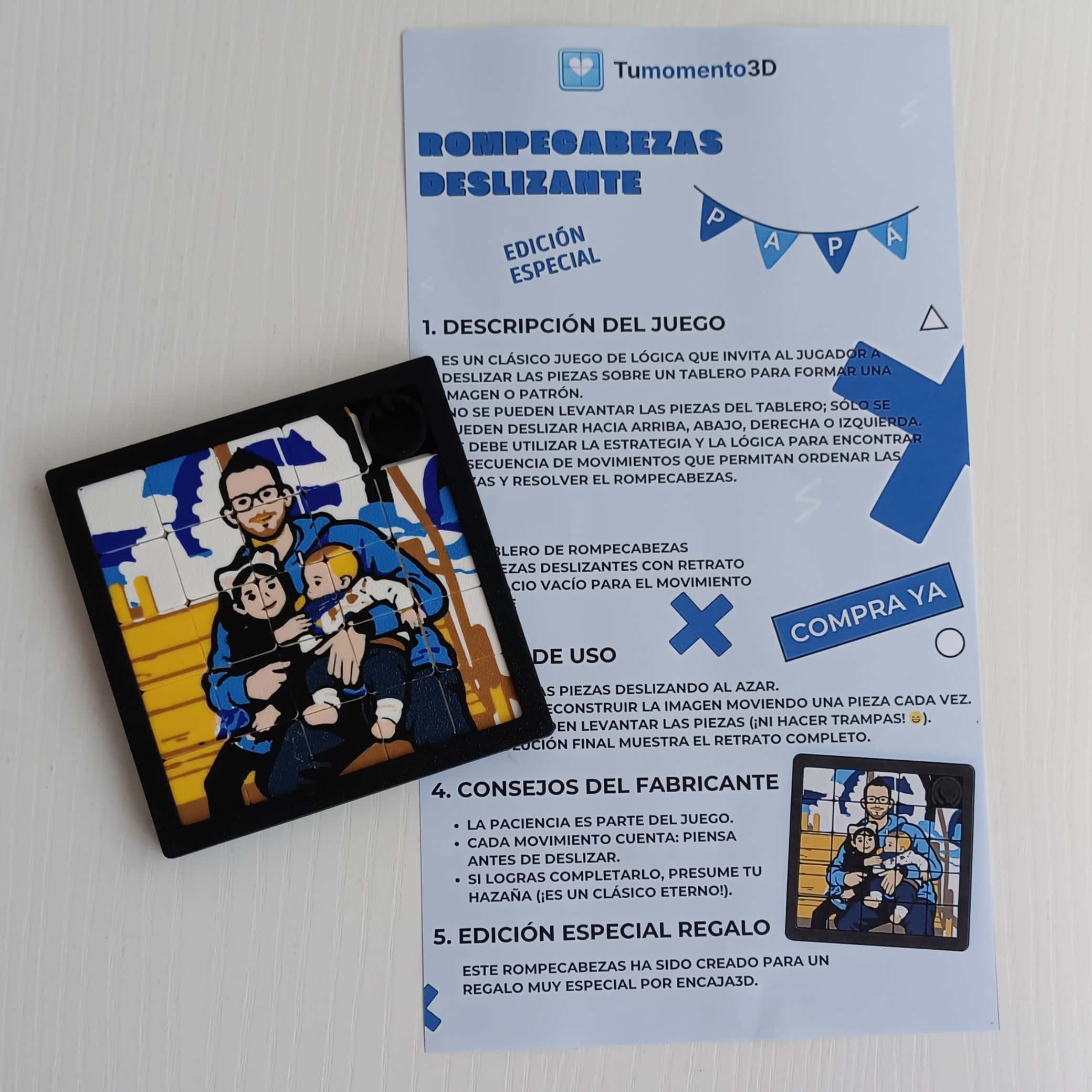 Puzle 3D regalo para papá