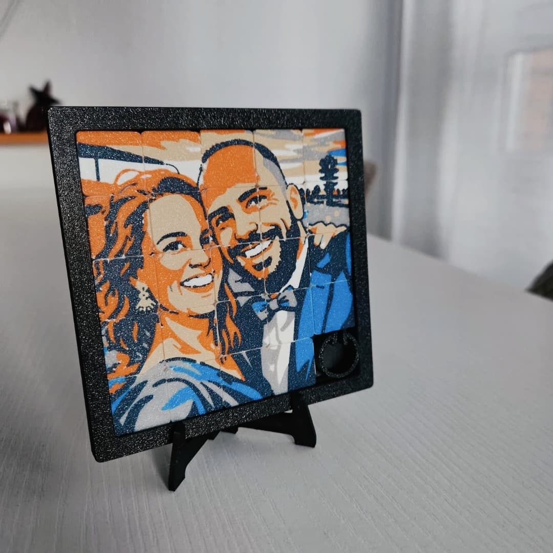 Puzle 3D con atril decorativo