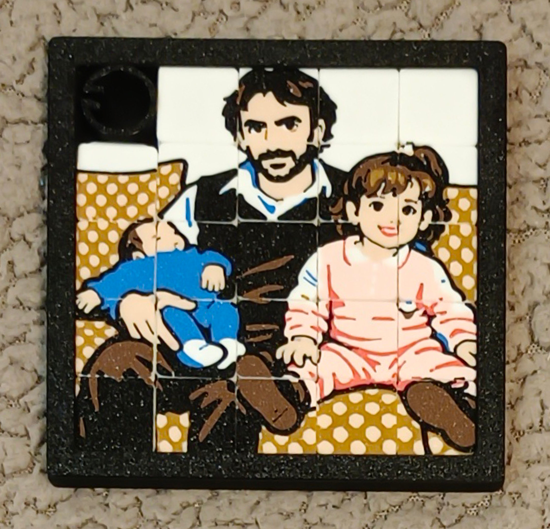 Puzle 3D papá terminado